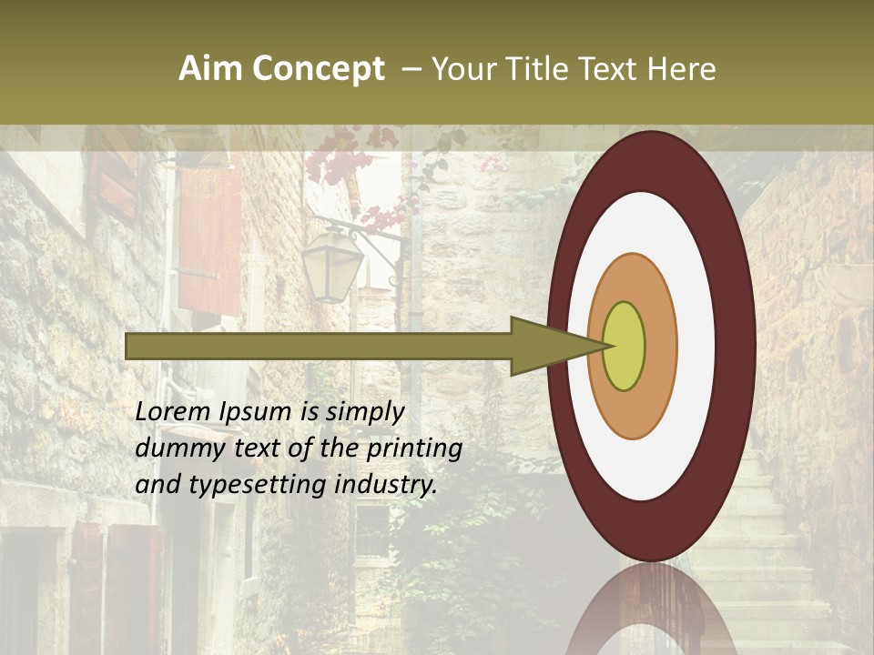 Wall View Oil PowerPoint Template