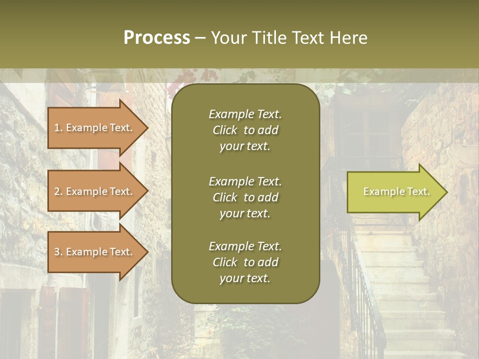 Wall View Oil PowerPoint Template