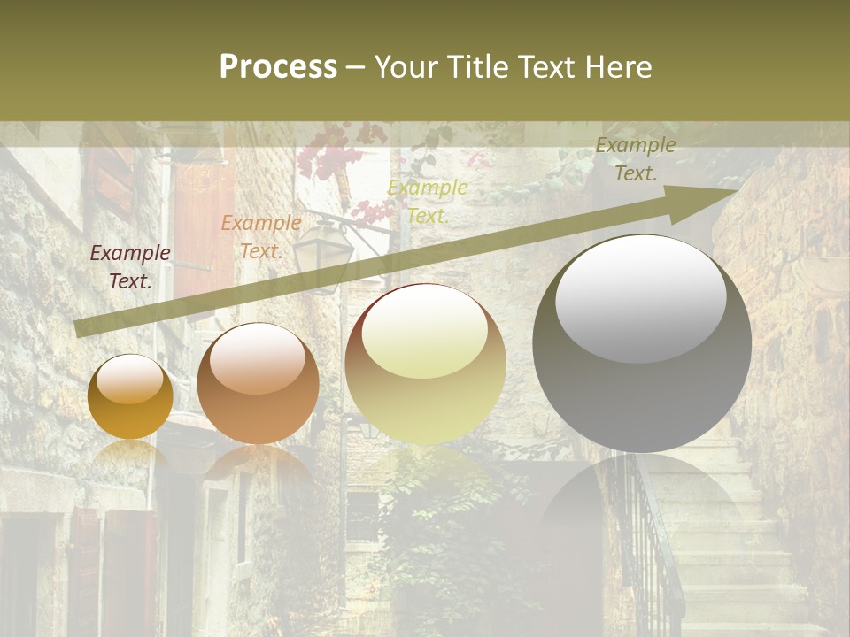Wall View Oil PowerPoint Template