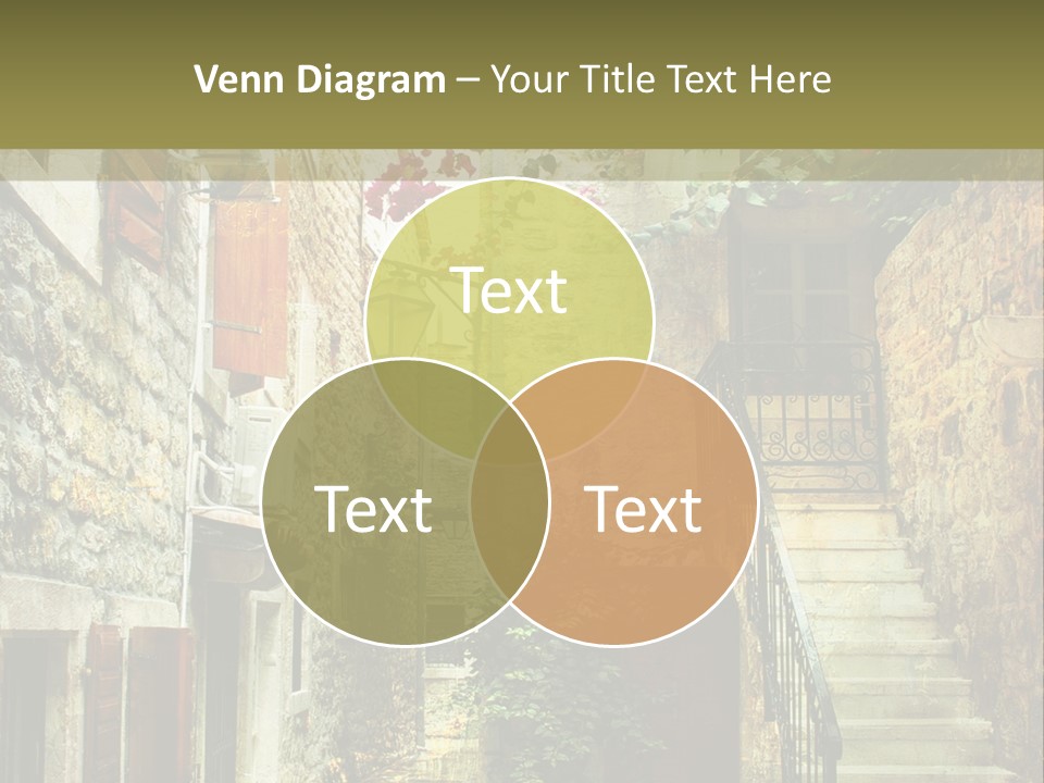 Wall View Oil PowerPoint Template