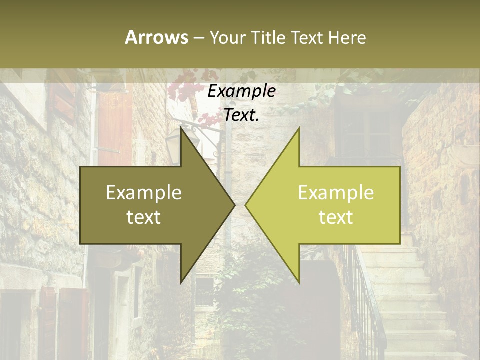 Wall View Oil PowerPoint Template