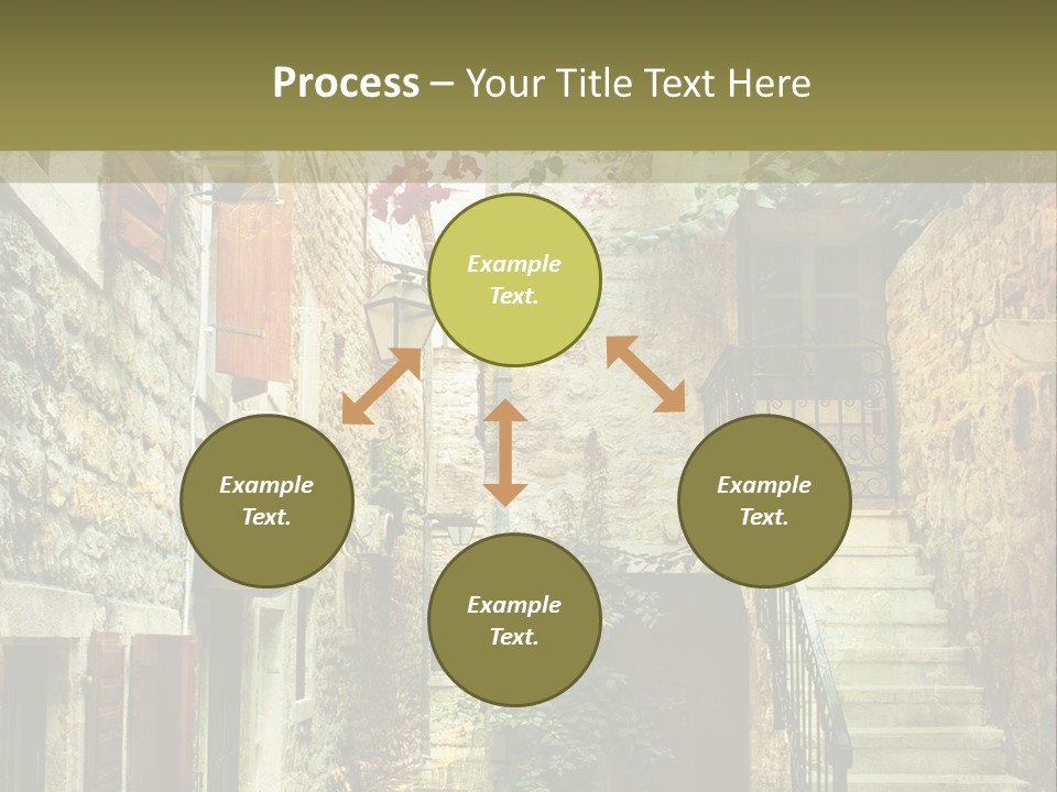 Wall View Oil PowerPoint Template