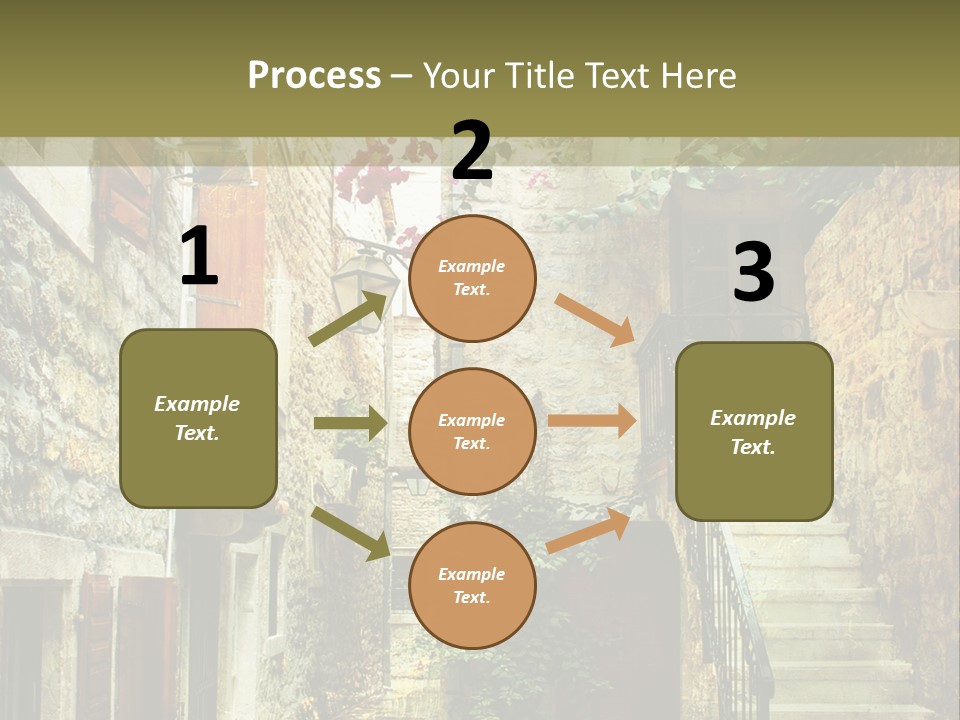 Wall View Oil PowerPoint Template