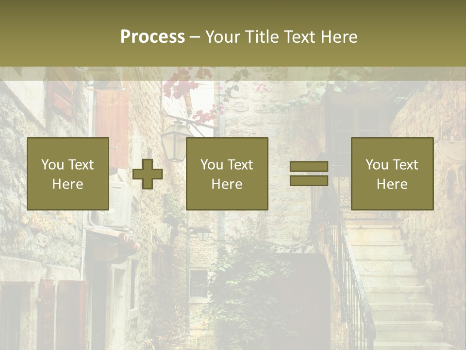 Wall View Oil PowerPoint Template
