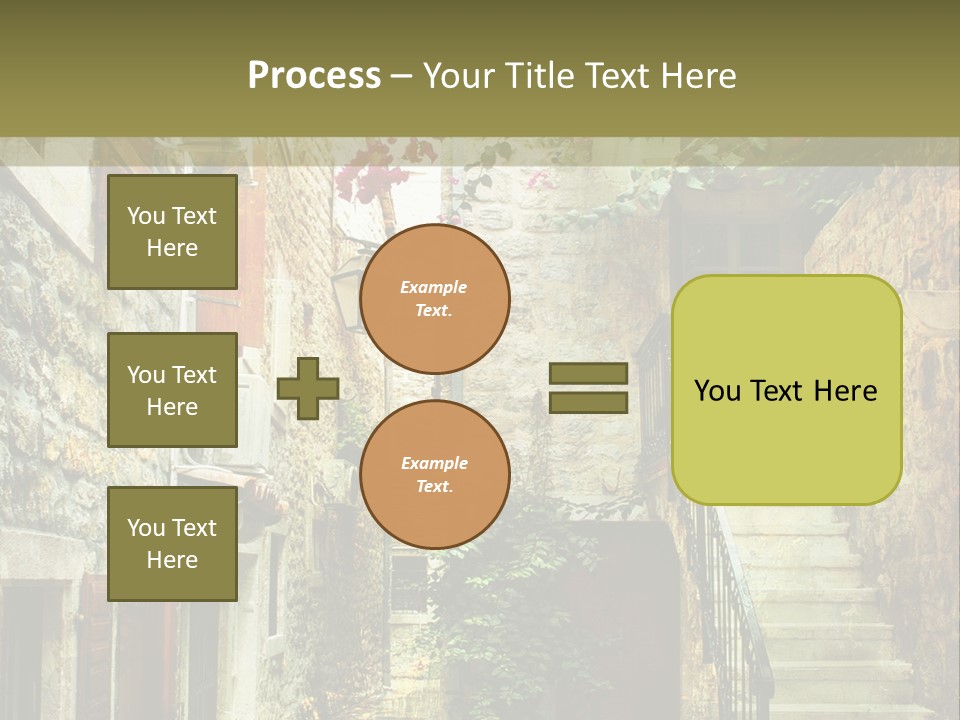 Wall View Oil PowerPoint Template