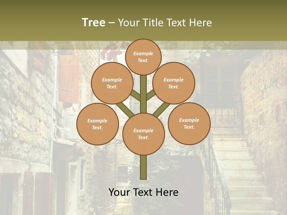 Wall View Oil PowerPoint Template