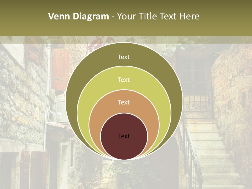 Wall View Oil PowerPoint Template