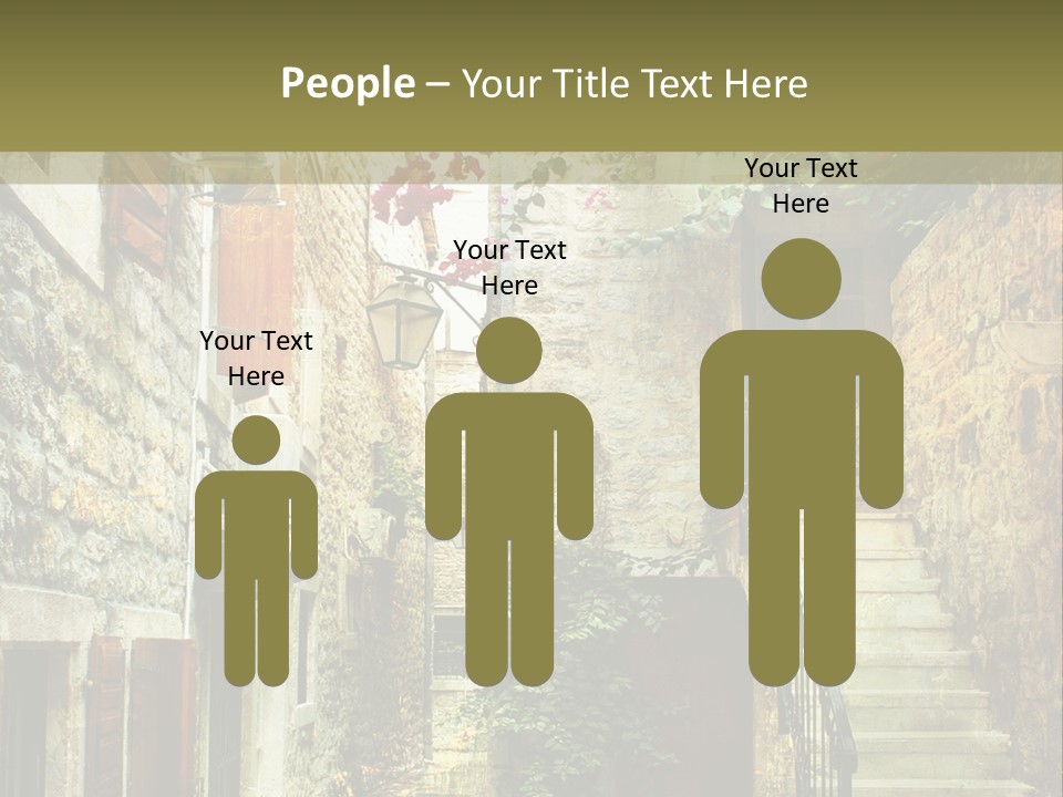 Wall View Oil PowerPoint Template