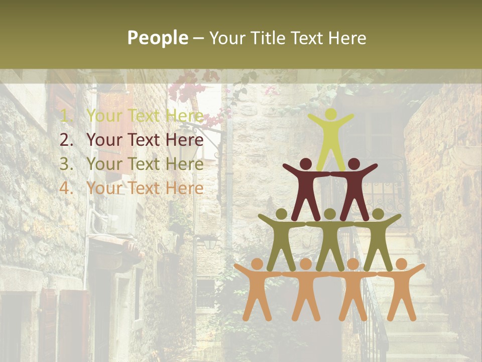 Wall View Oil PowerPoint Template