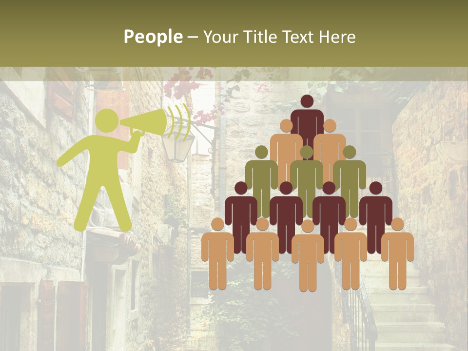 Wall View Oil PowerPoint Template