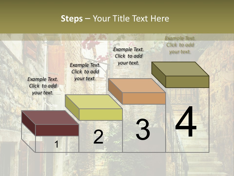 Wall View Oil PowerPoint Template