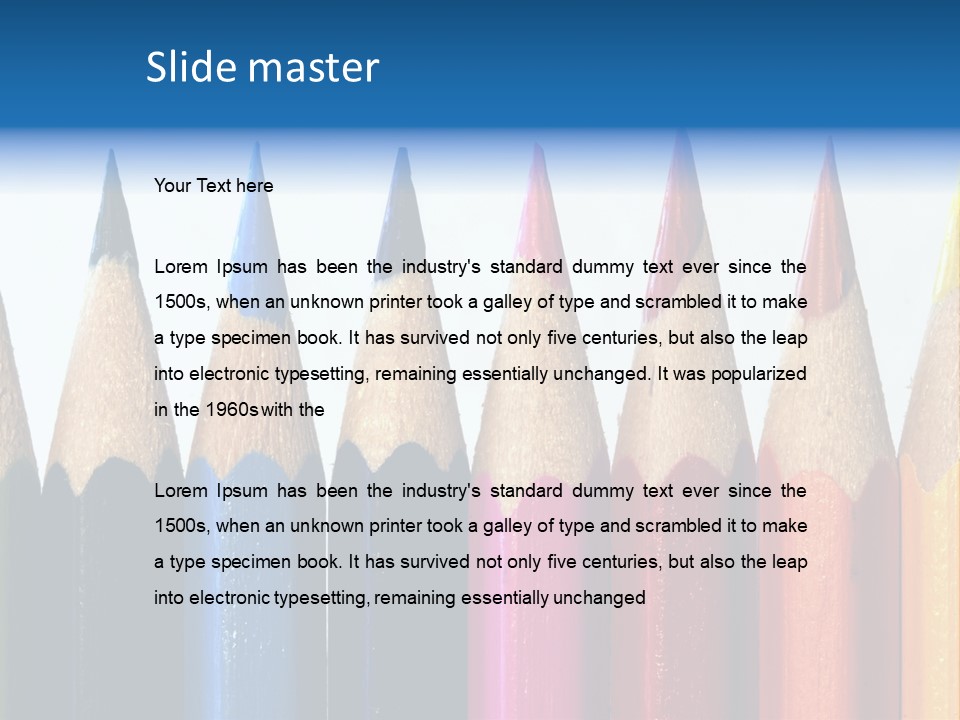 Colour Tools Copy PowerPoint Template