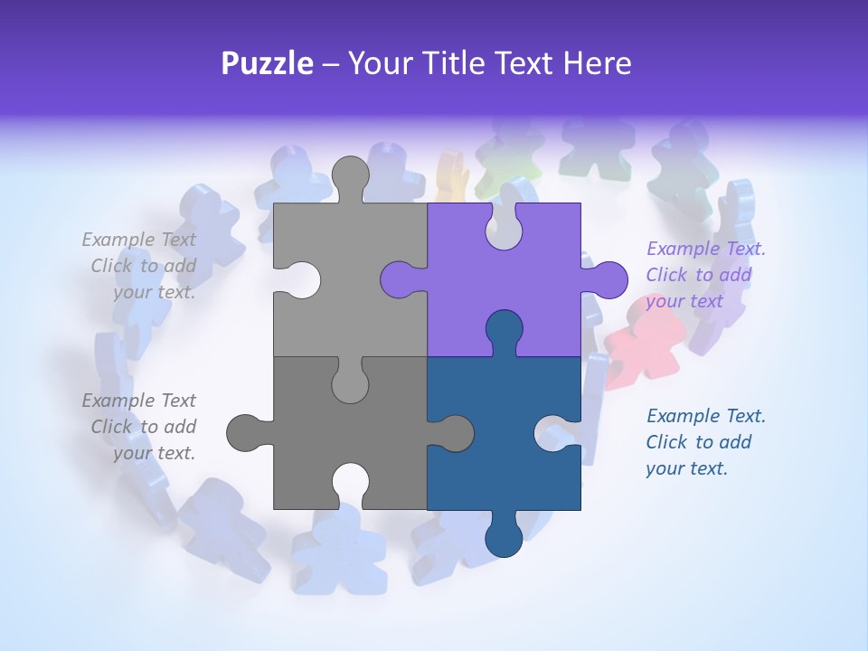 Community Person Wood PowerPoint Template