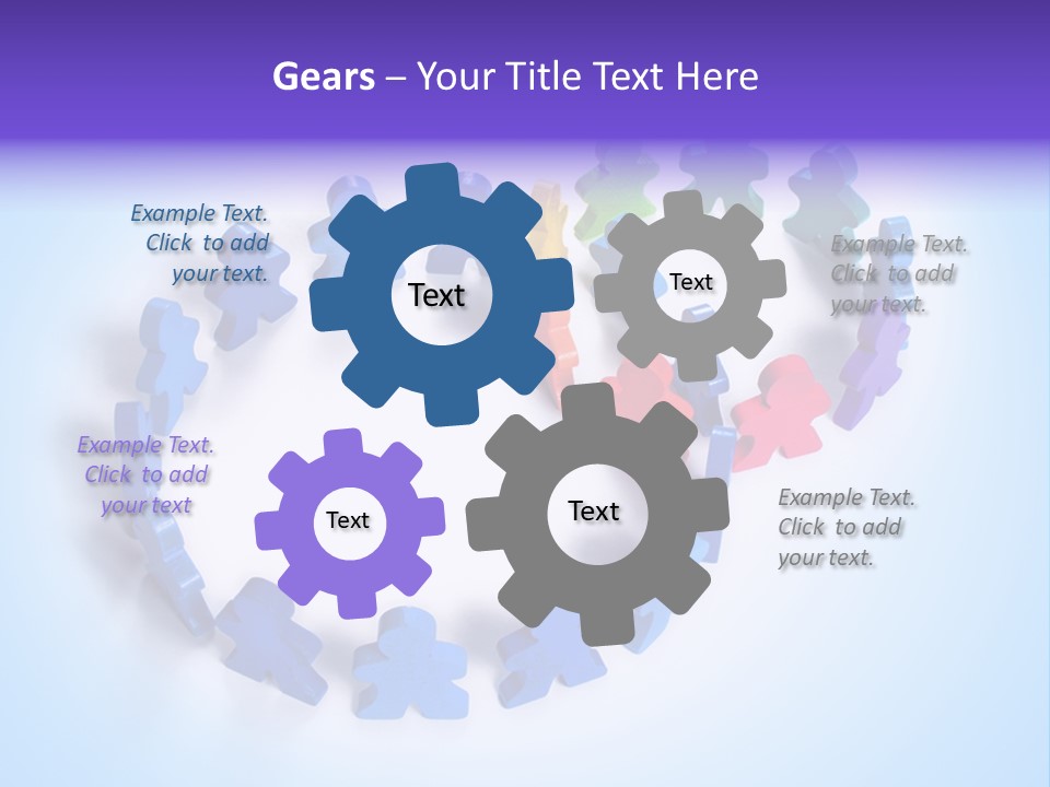 Community Person Wood PowerPoint Template