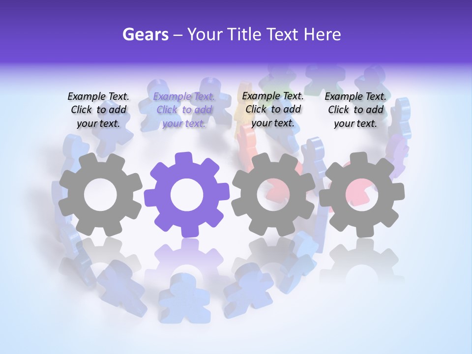 Community Person Wood PowerPoint Template