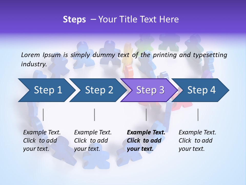 Community Person Wood PowerPoint Template