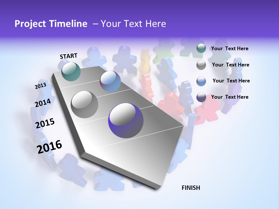Community Person Wood PowerPoint Template