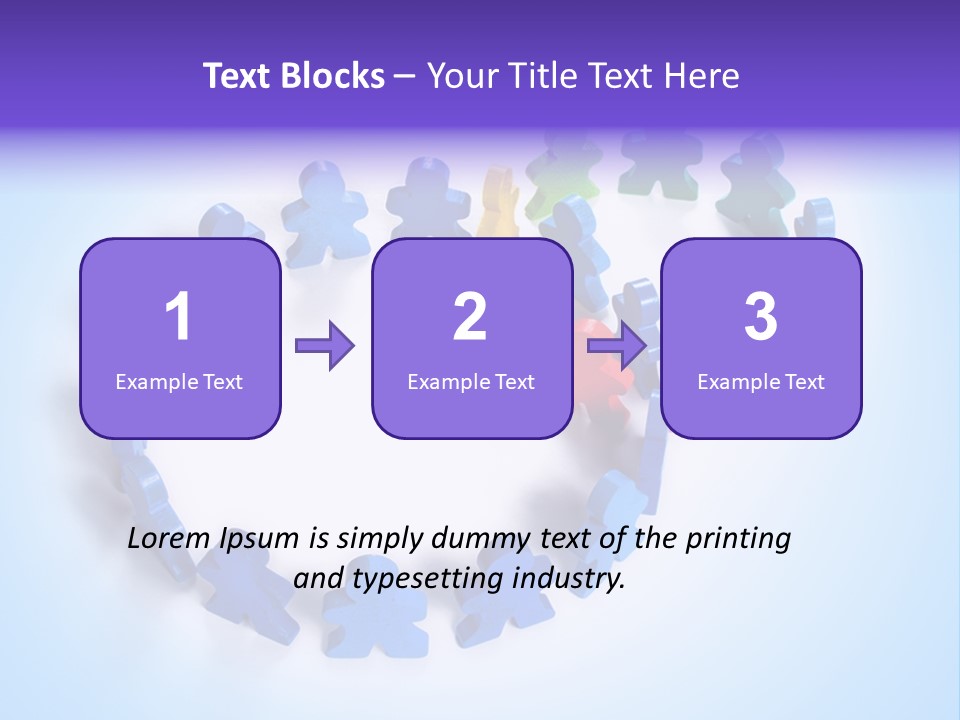 Community Person Wood PowerPoint Template