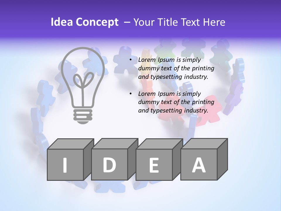 Community Person Wood PowerPoint Template