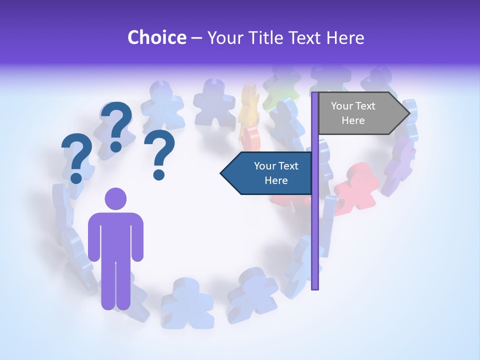Community Person Wood PowerPoint Template