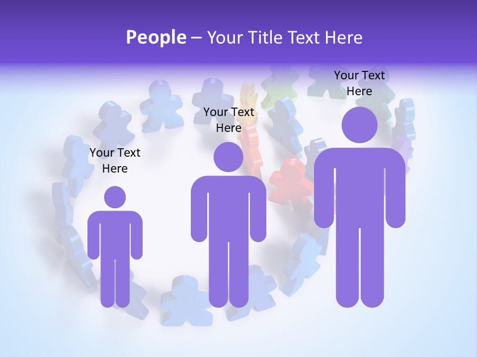 Community Person Wood PowerPoint Template