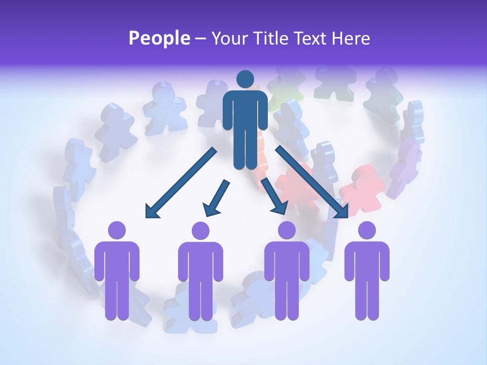 Community Person Wood PowerPoint Template