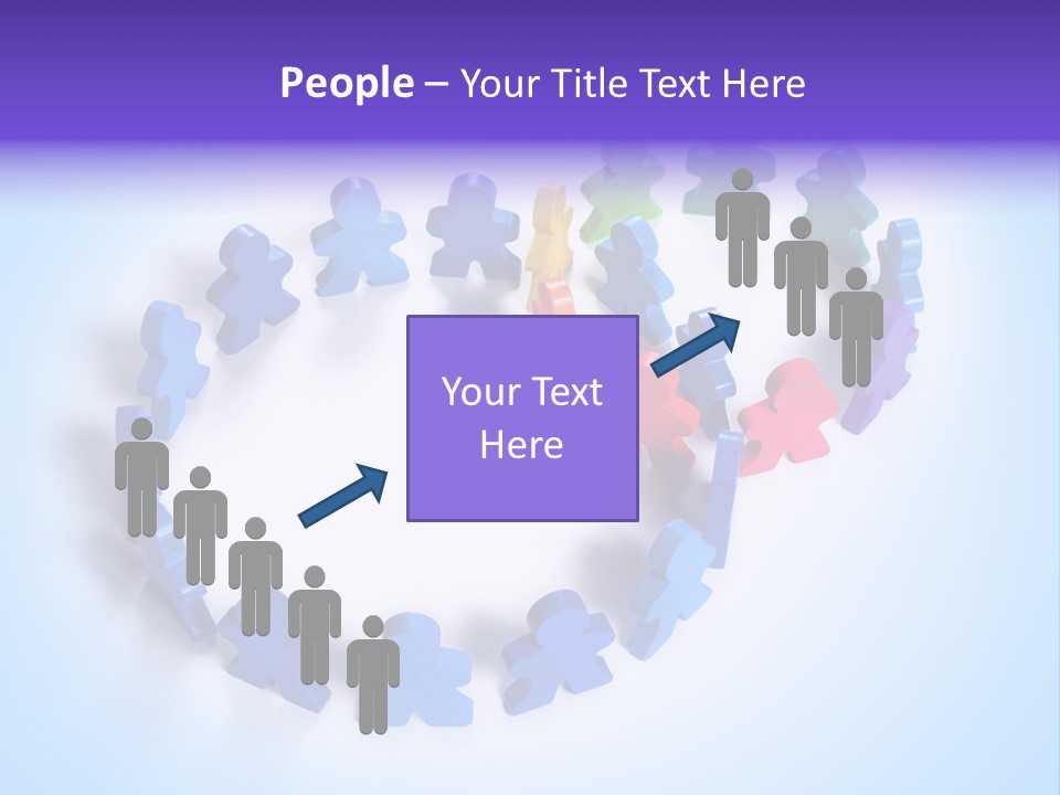 Community Person Wood PowerPoint Template