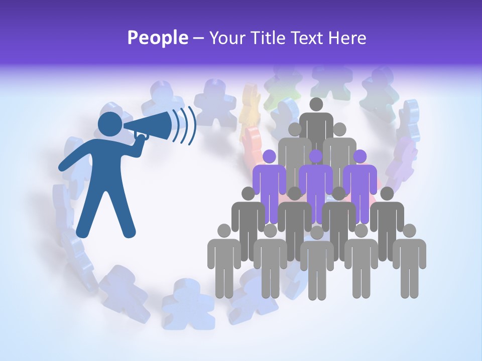 Community Person Wood PowerPoint Template