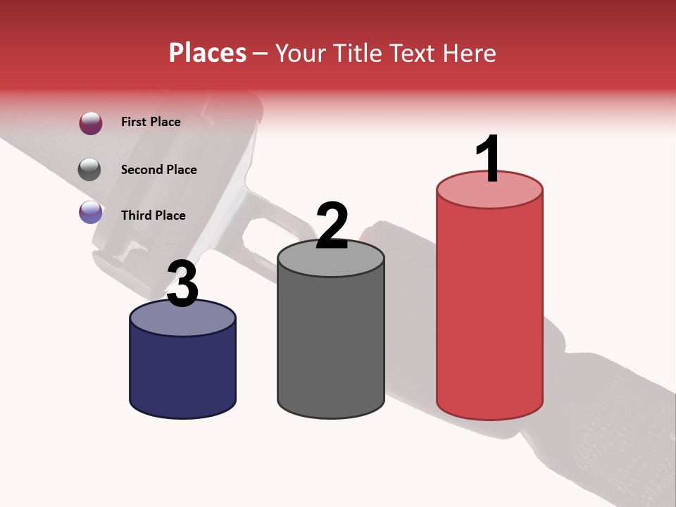 Seatbelt Vehicle Belt PowerPoint Template