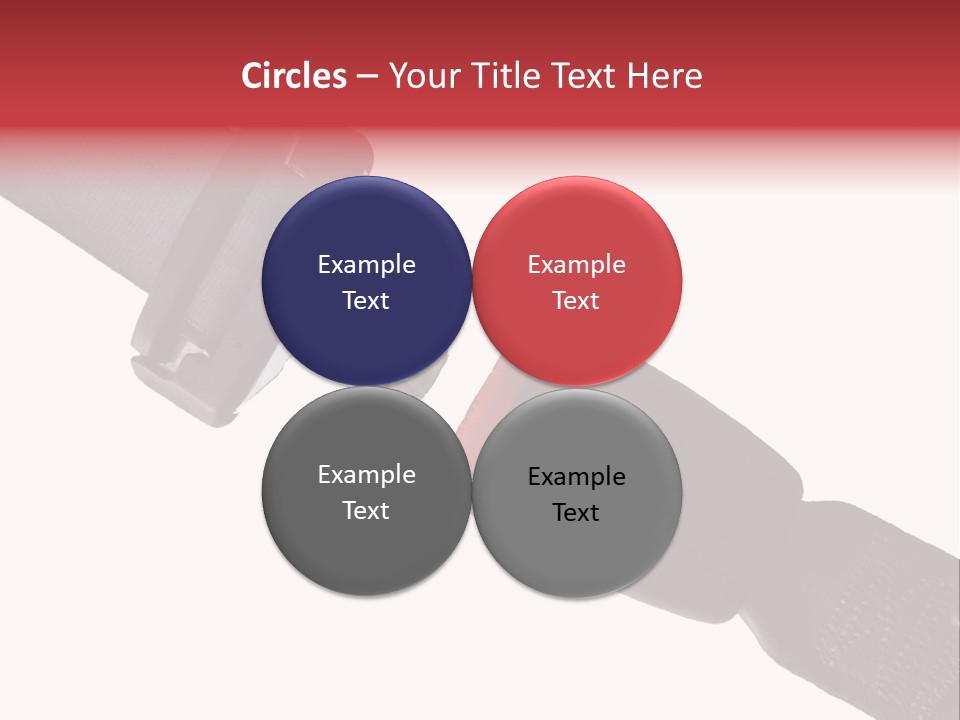 Seatbelt Vehicle Belt PowerPoint Template