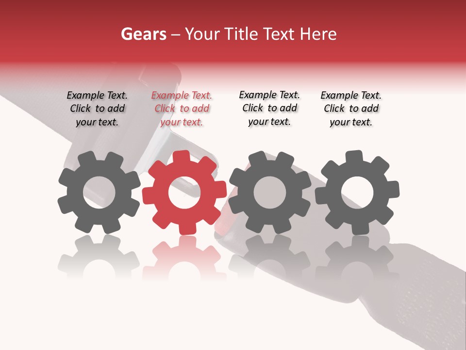 Seatbelt Vehicle Belt PowerPoint Template