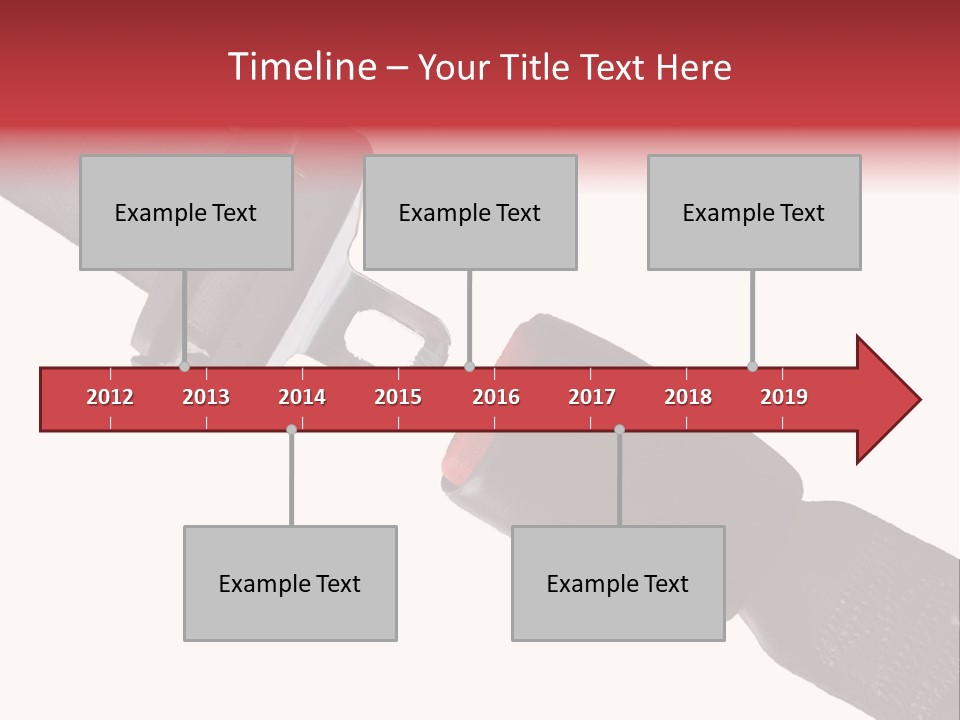 Seatbelt Vehicle Belt PowerPoint Template