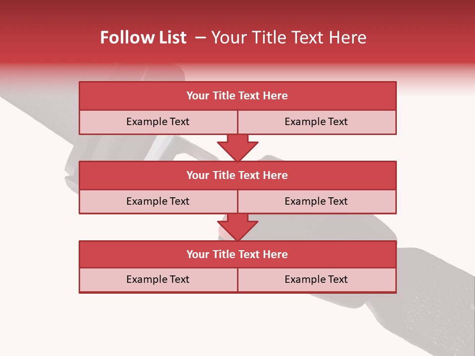 Seatbelt Vehicle Belt PowerPoint Template