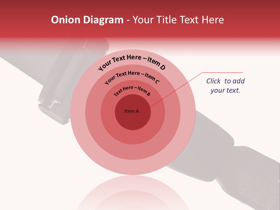 Seatbelt Vehicle Belt PowerPoint Template