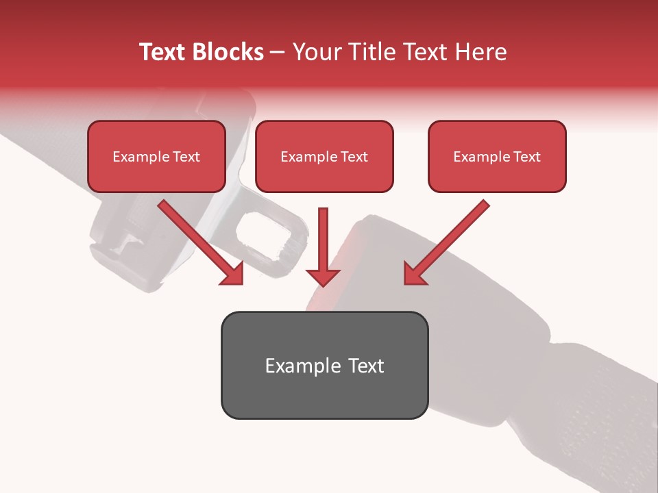 Seatbelt Vehicle Belt PowerPoint Template
