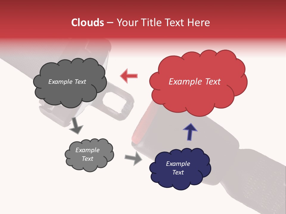 Seatbelt Vehicle Belt PowerPoint Template
