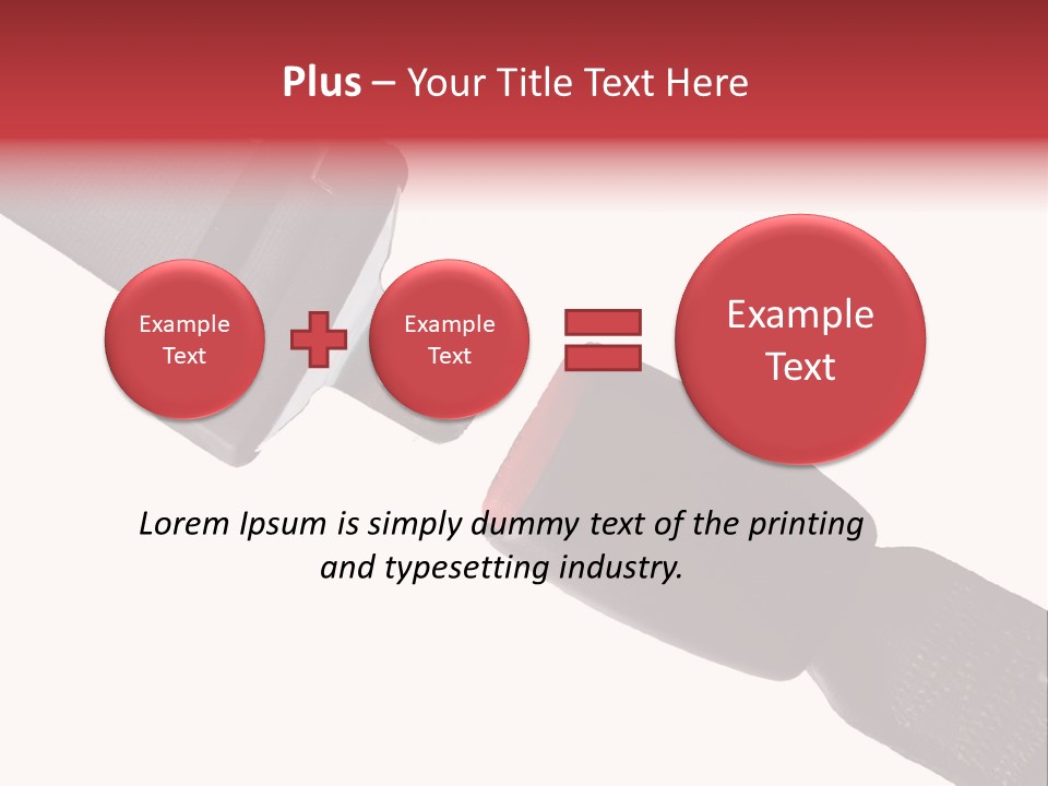 Seatbelt Vehicle Belt PowerPoint Template