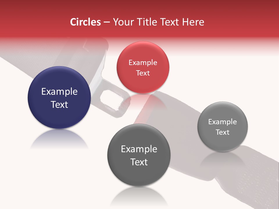 Seatbelt Vehicle Belt PowerPoint Template