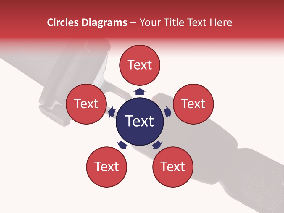 Seatbelt Vehicle Belt PowerPoint Template