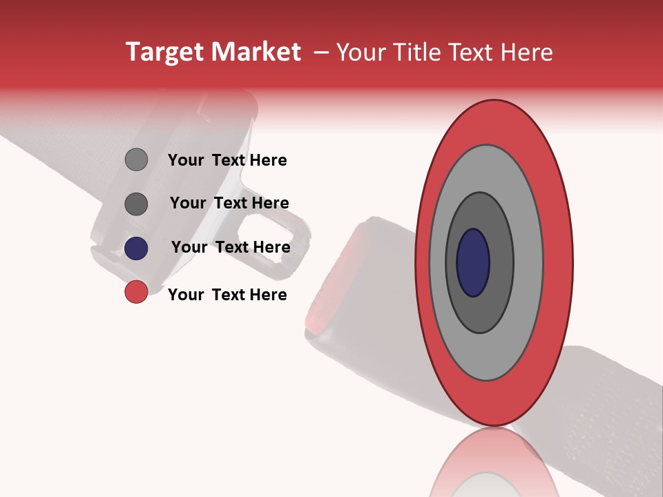 Seatbelt Vehicle Belt PowerPoint Template