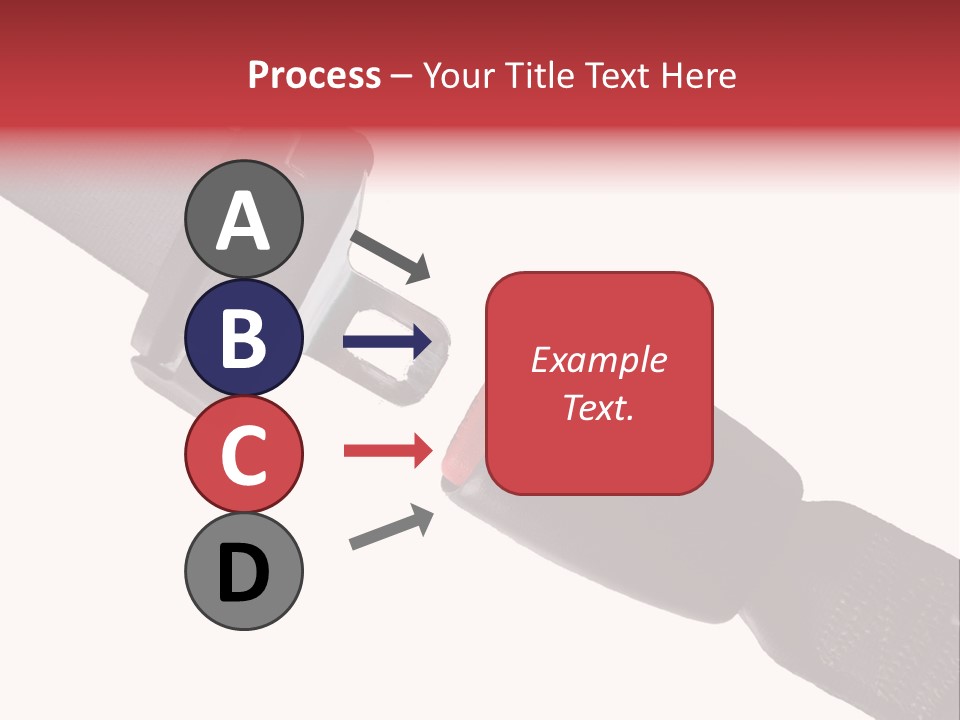 Seatbelt Vehicle Belt PowerPoint Template
