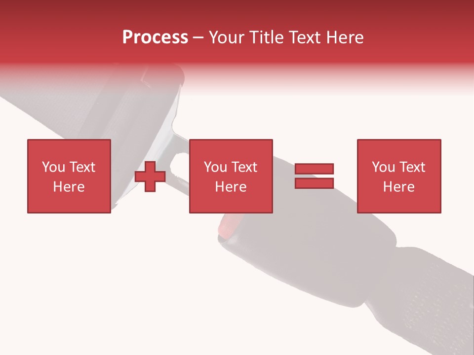 Seatbelt Vehicle Belt PowerPoint Template