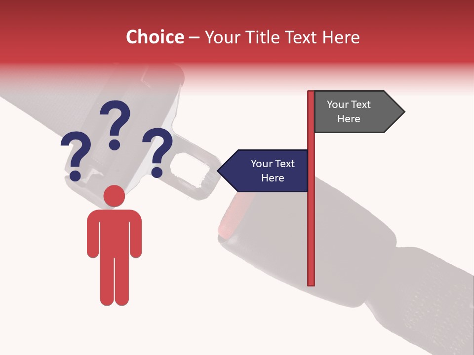 Seatbelt Vehicle Belt PowerPoint Template