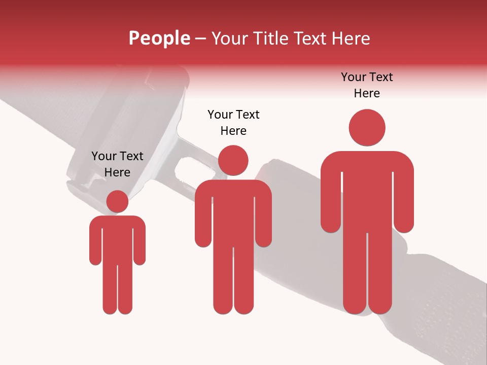 Seatbelt Vehicle Belt PowerPoint Template