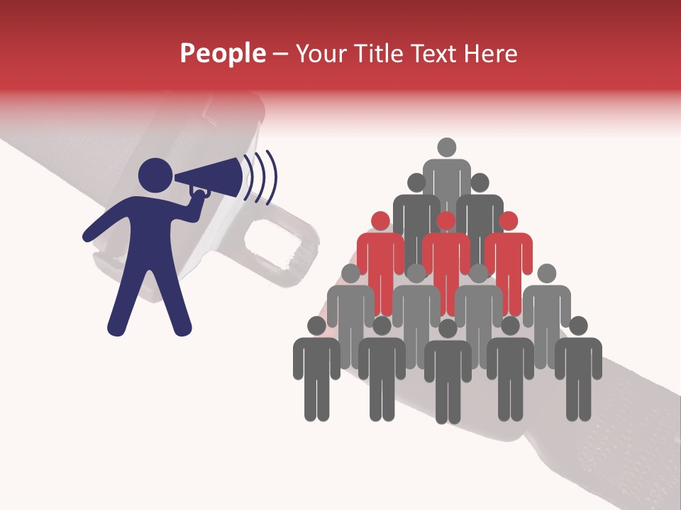 Seatbelt Vehicle Belt PowerPoint Template