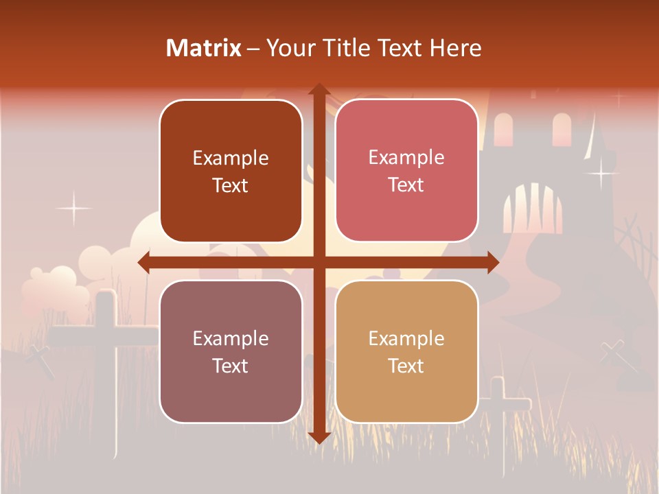 Autumn Holiday Devil PowerPoint Template