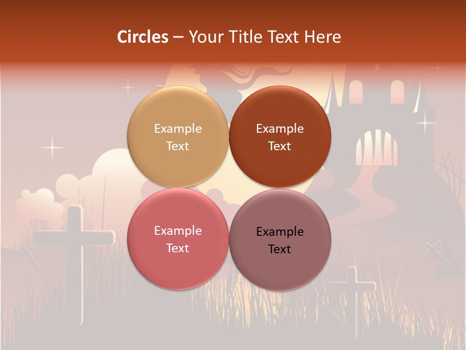 Autumn Holiday Devil PowerPoint Template