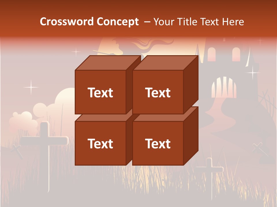 Autumn Holiday Devil PowerPoint Template
