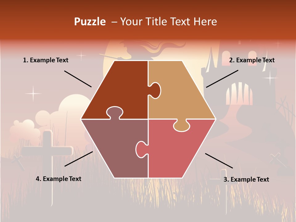 Autumn Holiday Devil PowerPoint Template