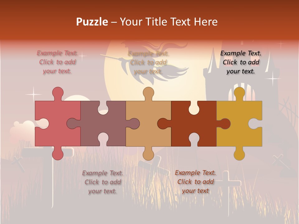 Autumn Holiday Devil PowerPoint Template